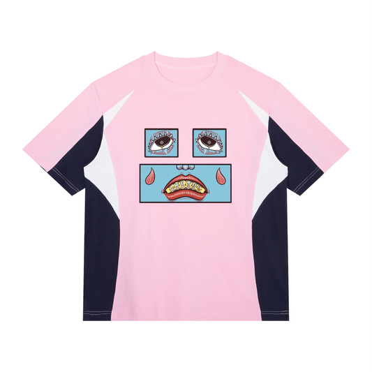 Feelin' Blue Color Block T-Shirt