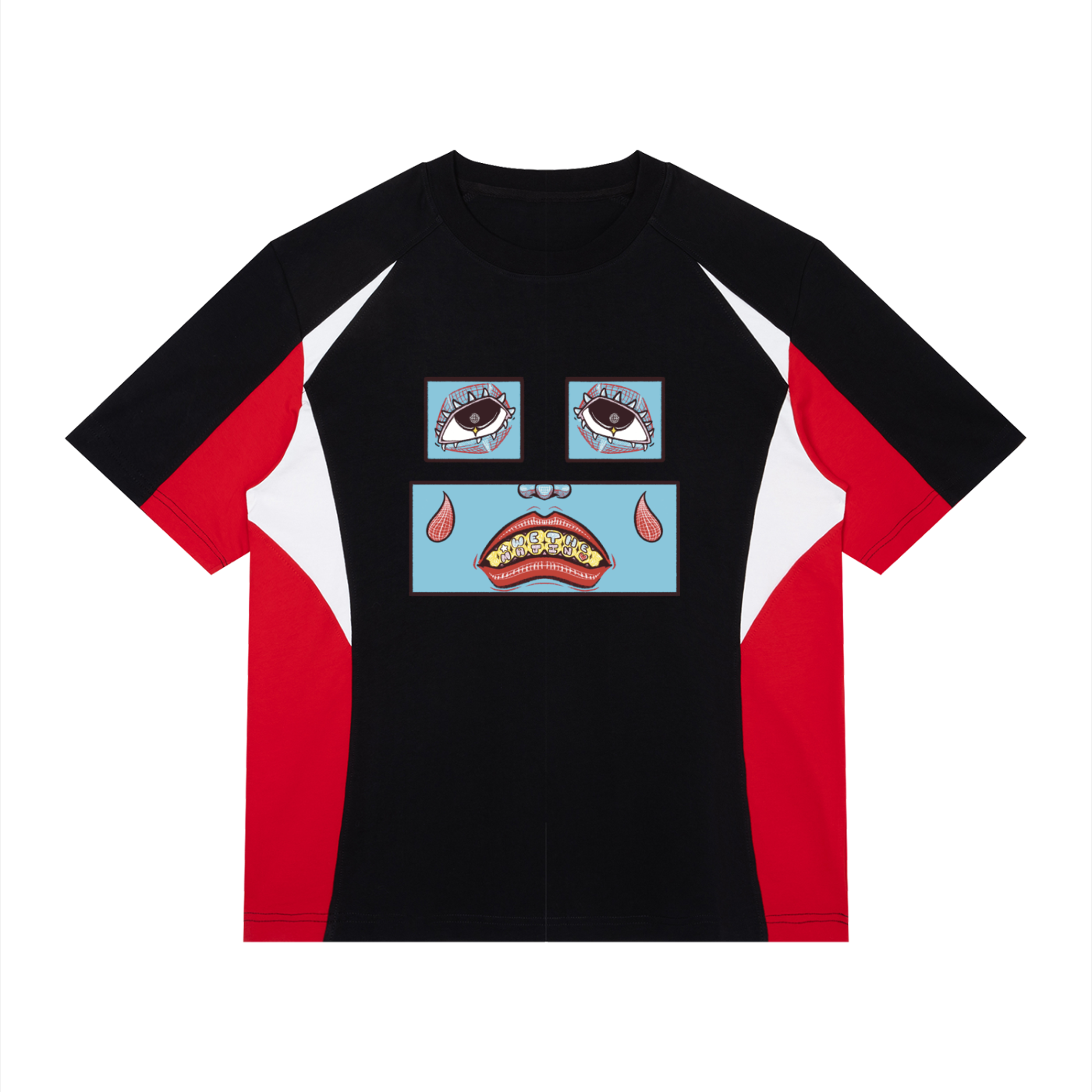 Feelin' Blue Color Block T-Shirt