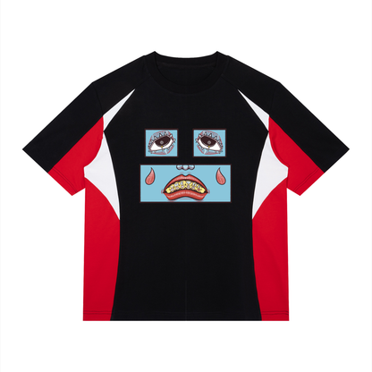 Feelin' Blue Color Block T-Shirt