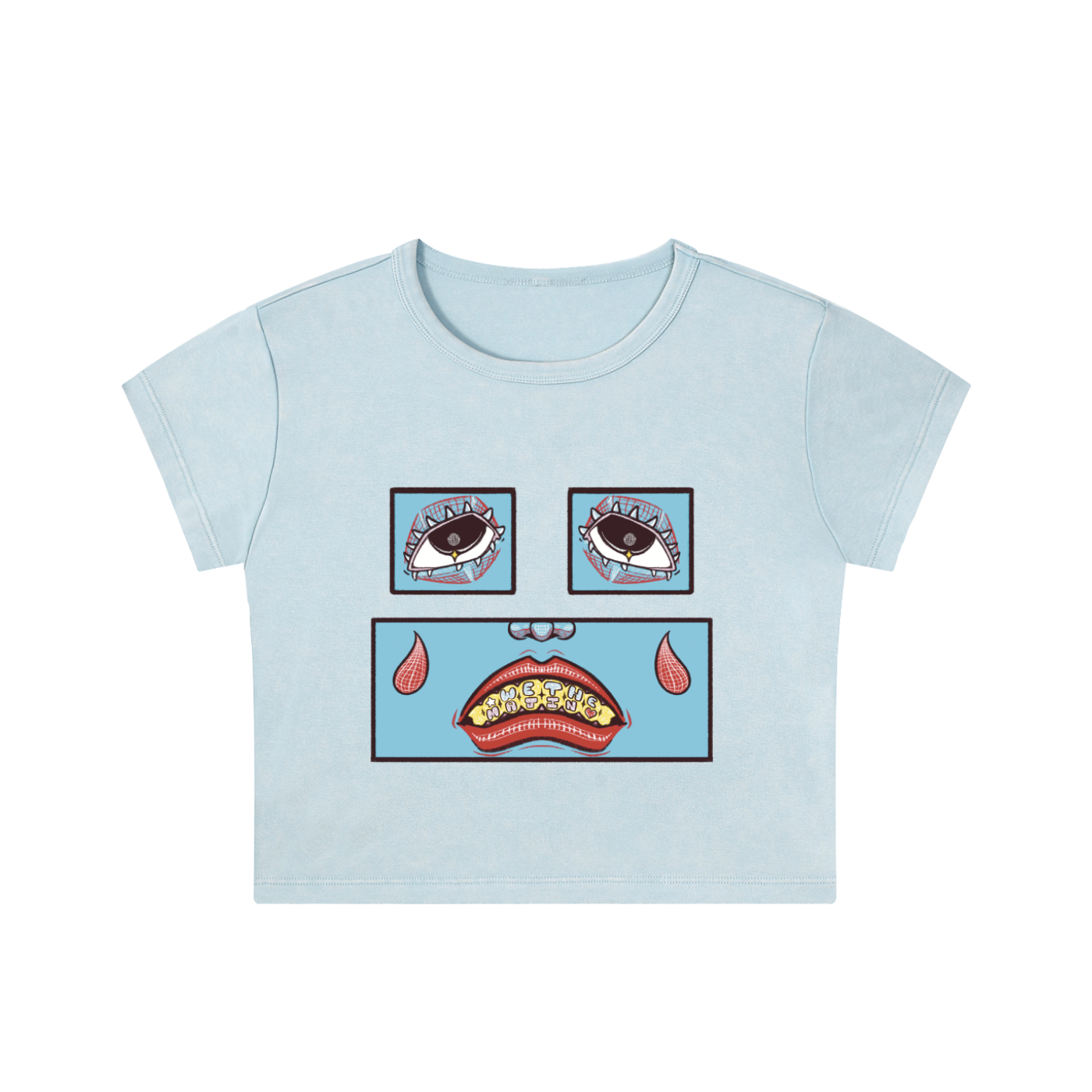 Feelin' Blue Crop Top
