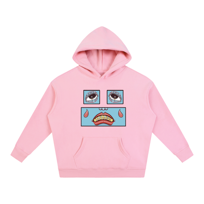 Feelin' Blue Oversize Fleeced Hoodie