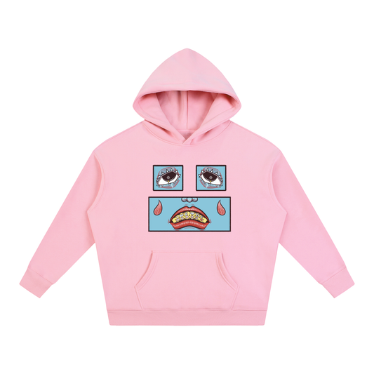 Feelin' Blue Oversize Fleeced Hoodie