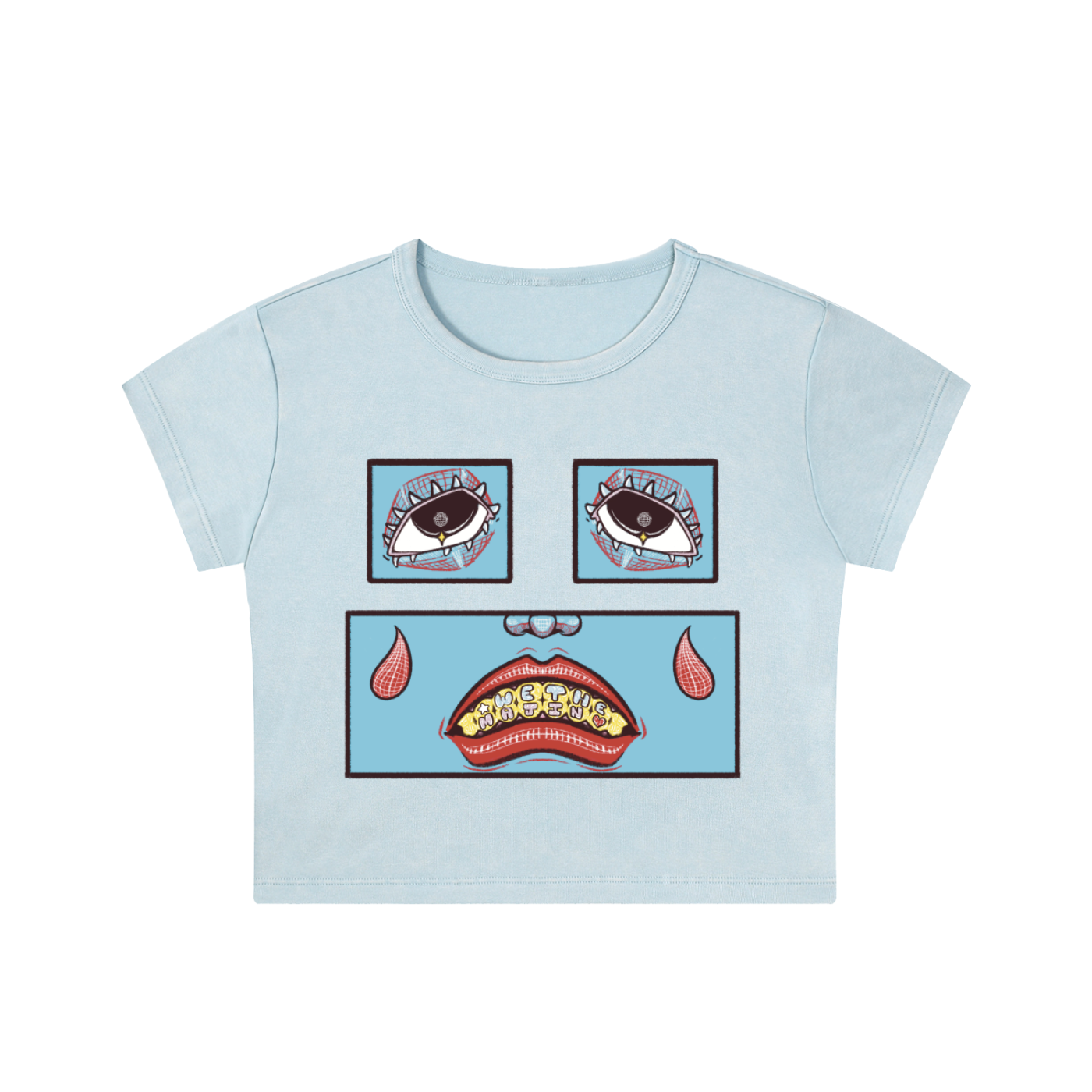 Feelin' Blue Crop Top
