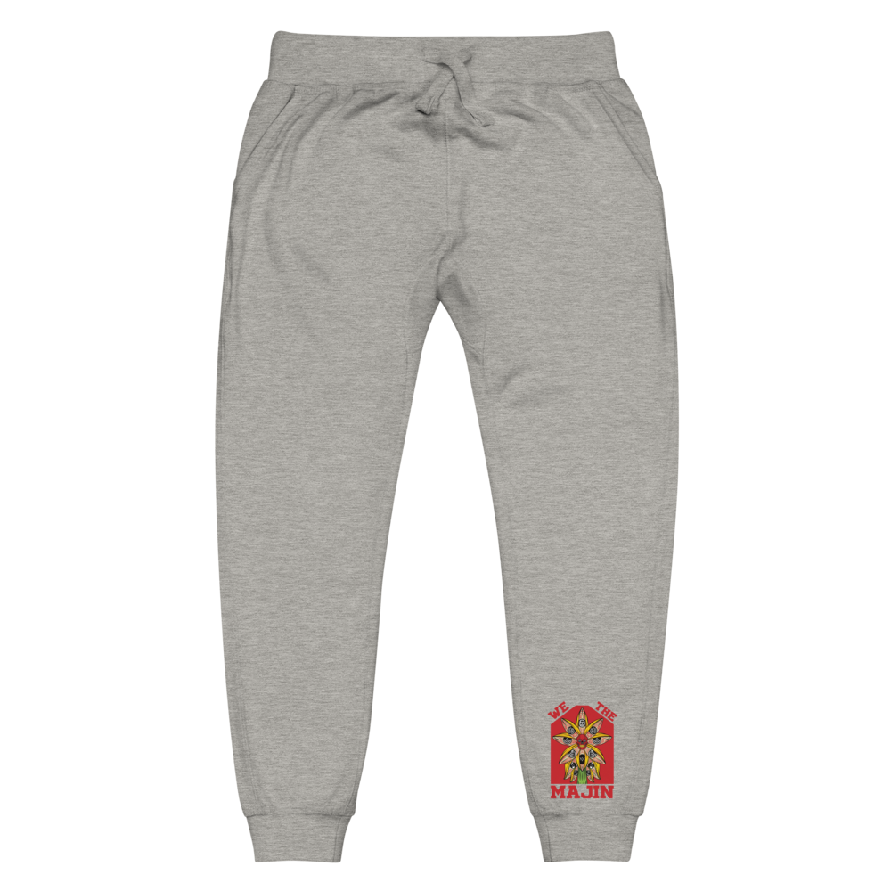 Skullflower Fleece Sweatpants (front and back print)